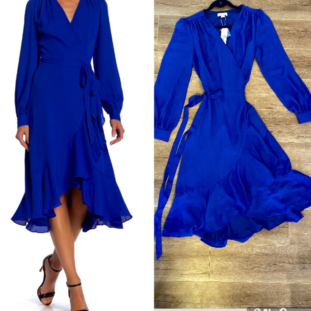 Royal Blue Yumi Kim wrap dress with tags